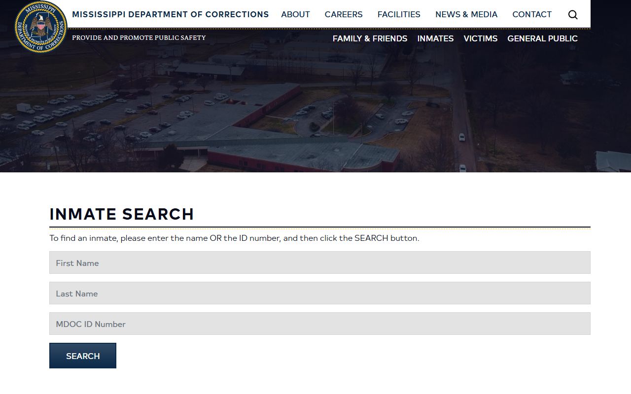 Newton County inmate population MDOC inmate search fields